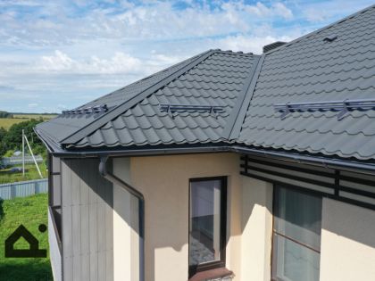 Снегозадержатель металлочерепица, RAL 7024, цвет мокрый асфальт