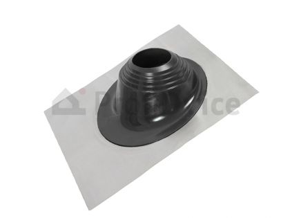 Проходка кровельная BORGE с открытым фланцем, угловая RAL 9005 (чёрный)