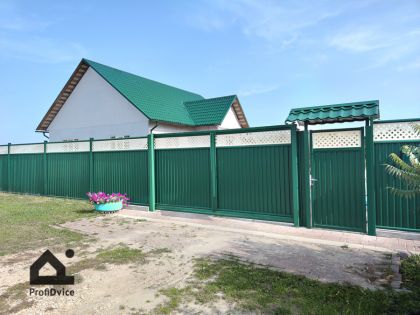 Ограждение и калитка Эстет Плюс RAL 6005 зелёный мох