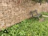 Забор из метала под камень песчаник