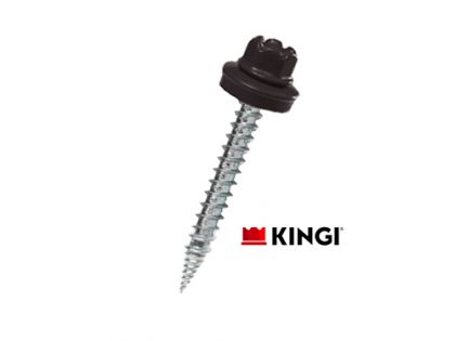 Саморезы KINGI 4,8х65 RR 32 тёмно-коричневый