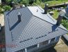 Kvinta plus Металлочерепица, вальмовая кровля, RAL 7024, цвет мокрый асфальт