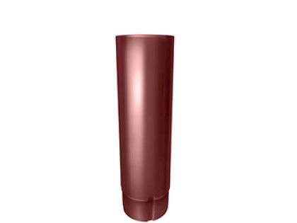 Труба круглая 90 мм 3 м RAL 3005 красное вино
