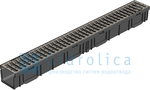 Комплект Gidrolica Light  пластиковый с решеткой стальной оцинкованной